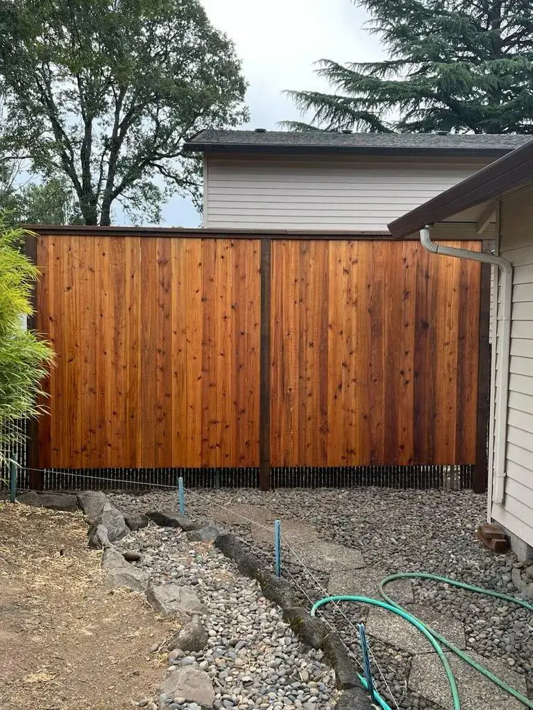 A very nice looking fence.